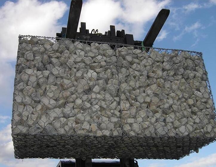 Hexagonal Gabion Mesh Application