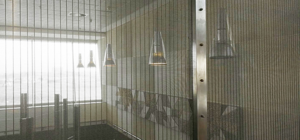 Decorative mesh used in the project of Johannesburg airport