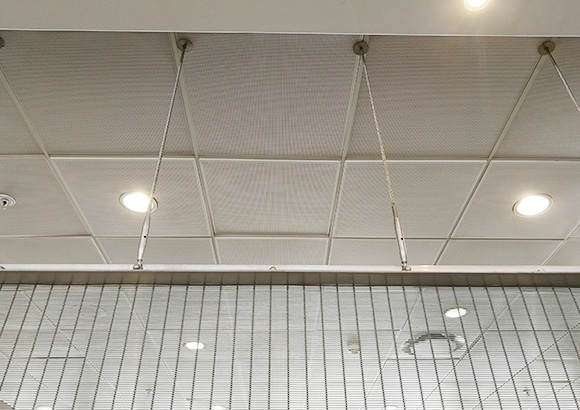 Decorative mesh used in the project of Johannesburg airport