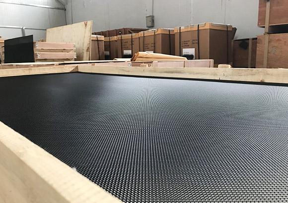 High quality 316L stainless steel wire mesh used in the project of Fujian nuclear power plant.