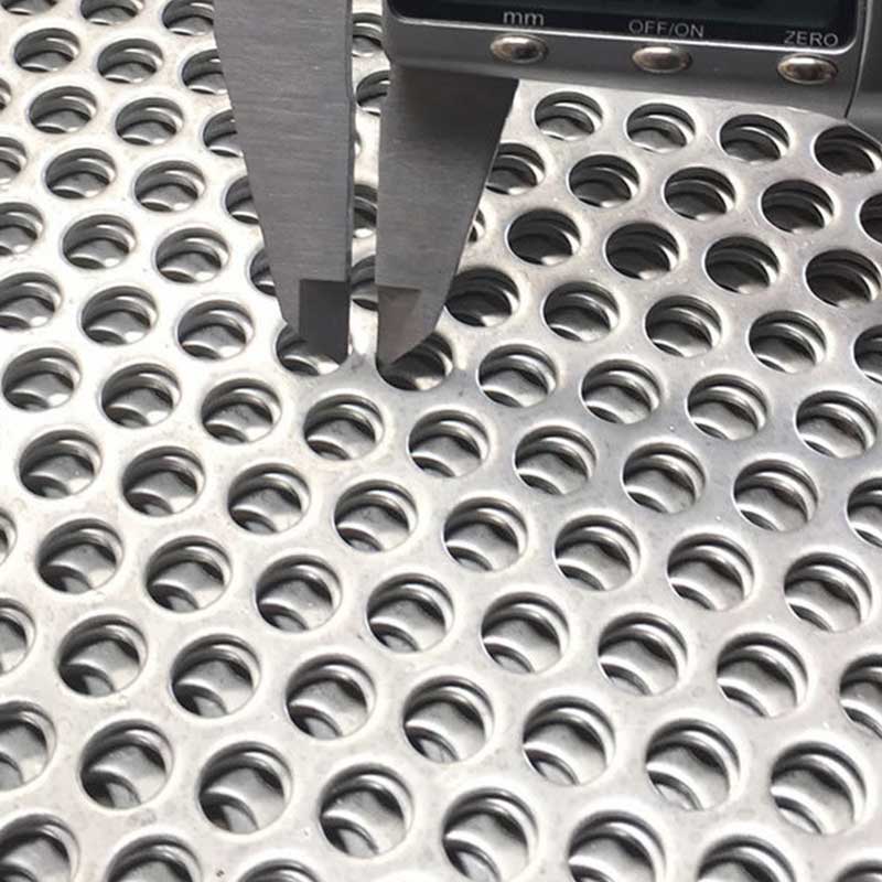 Perforated sheet metal